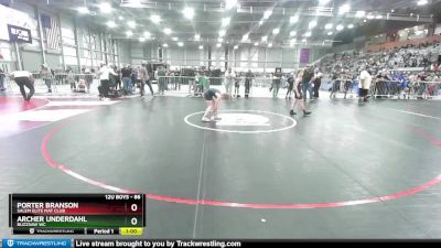 86 lbs 3rd Place Match - Porter Branson, Salem Elite Mat Club vs Archer Underdahl, Buzzsaw WC