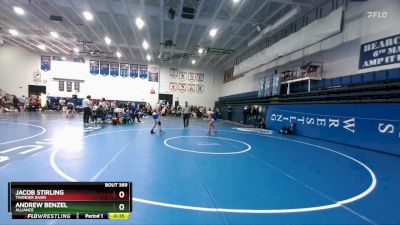 132 lbs Cons. Round 3 - Andrew Benzel, Alliance vs Jacob Stirling, Thunder Basin