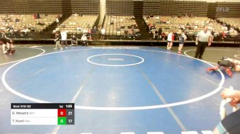 106 lbs Rr Rnd 2 - Dylan Meyers, Refinery Wrestling Youth vs Tanner Hunt, Roundtree Wrestling Academy Blue