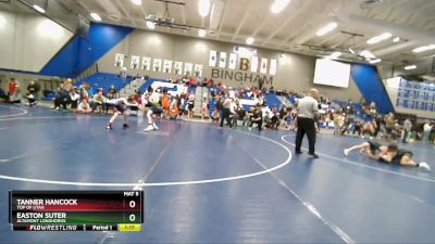 96 lbs 1st Place Match - Easton Suter, Altamont Longhorns vs Tanner Hancock, Top Of Utah