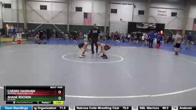 92 lbs Cons. Semi - Shane Rochon, RT Elite vs Carsen Hanshaw, Beatrice ...