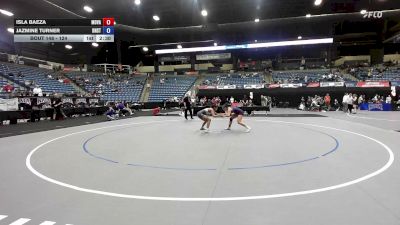 124 lbs Cons. Round 2 - Jazmine Turner, Dickinson State vs Isla Baeza, Missouri Valley