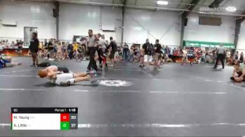 95 lbs Round 4 (8 Team) - Ayden Little, Steel Valley Renegades vs Mayson Young, Reverence Wrestling Club