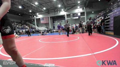 145 lbs Rr Rnd 1 - Addisyn Kirchner, Pawhuska Elks Takedown vs Harley MILLER, Raw Wrestling Club