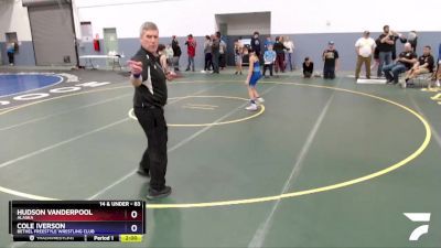 83 lbs Final - Hudson Vanderpool, Alaska vs Cole Iverson, Bethel Freestyle Wrestling Club