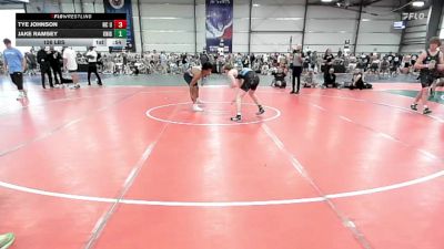 126 lbs Rr Rnd 3 - Tye Johnson, NC United vs Jake Ramsey, Knights Wrestling Club-Black