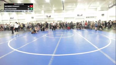 S-96 lbs Round Of 32 - Raymere Stewart, OH vs Sullivan Bond, WV