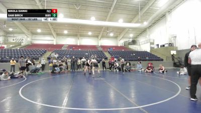157 lbs 5th Place Match - Nikola Djunic, Park City vs Sam Birch, Maple Mountain