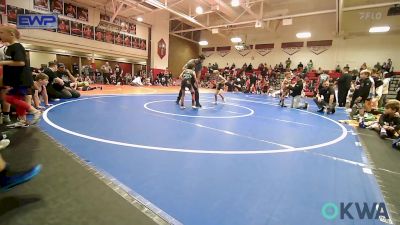 61 lbs Rr Rnd 1 - Allister Hunter, Owasso Takedown Club vs Jayden Brant, Mojo Mulisha 9U