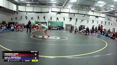 138B 7th Place Match - Kayla Zeppetelli, New Jersey City University vs Madison Cook, Carthage College