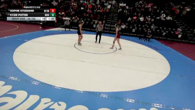 4A 155 lbs Cons. Round 2 - Kyzie Potter, Bear River vs Sophie Stoddard, Mountain View