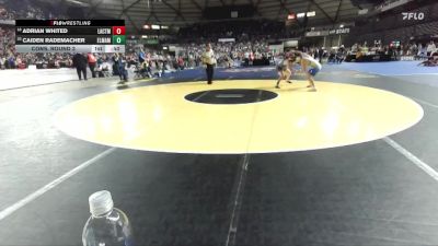 Boys 1A 150 lbs Cons. Round 3 - Caiden Rademacher, Elma vs Adrian Whited, La Center