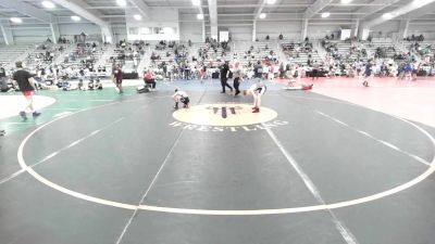 80 lbs Rr Rnd 3 - Zavier Olver, Mat Assassins Red vs Sutton Straniero, Team Germantown