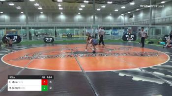 95 lbs Semifinal - Ryan Meier, Elite Athletic Club DZ vs Max Siegel, Team Gotcha