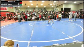 126 lbs Quarterfinal - Alexis Silkey, Hilldale vs Anderson Adams, Coweta