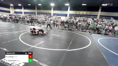 190 lbs Round Of 64 - Ronald Lamas, Hesperia HS vs Delton Kaufmann, East Valley WC