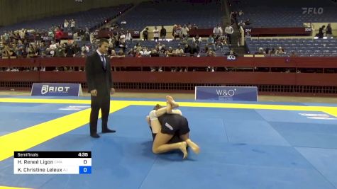 Haley Reneé Ligon vs Kelly Christine Leleux 2024 Pan IBJJF Jiu-Jitsu No-Gi Championship