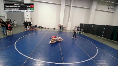 165 lbs Cons. Sub-semis - Trenton DeLoney, Idaho vs Jake Broadhead, Utah