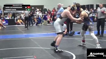 175 lbs Cons. Round 2 - Garrett Davis, Lawrence Elite vs Jared Aschenbrenner, Wakeeney WC