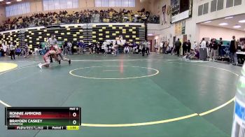 120 lbs Champ. Round 2 - Brayden Caskey, NORWAYNE vs Ronnie Ammons, NORTON