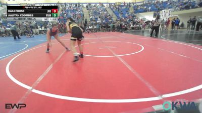 105 lbs Quarterfinal - Kaili Prose, Jay Wrestling Club vs Aaliyah Coombes, Wyandotte Youth Wrestling