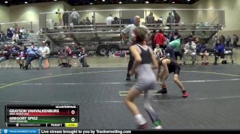 67 lbs Quarterfinal - Gregory Spisz, Team Donahoe vs Grayson VanValkenburg, ARES Wrestling