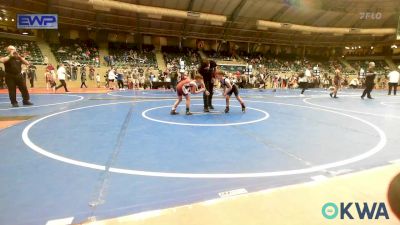 64 lbs Consi Of 4 - Easton Contreras, Raw Wrestling Club vs Clement Rodriquez, Owasso Takedown Club