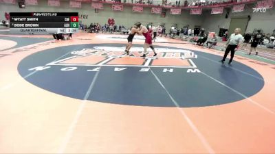 285 lbs Quarterfinal - Bode Brown, Albion vs Wyatt Smith, Coe