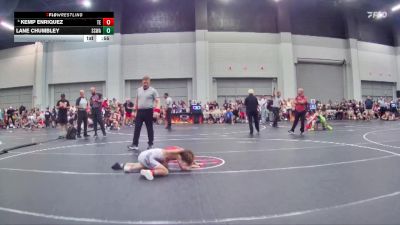 60 lbs Champ. Round 1 - Lane Chumbley, SWA Slate Wrestling Academy vs Kemp Enriquez, Takedown Elite