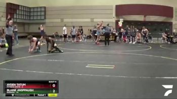 145 lbs Finals (8 Team) - Ayden Tatum, Mi Mafia White vs Blaine Ansppaugh, BadBass