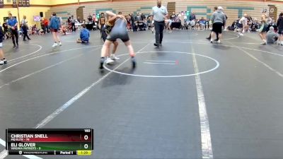 160 lbs Round 9 (10 Team) - Christian Snell, MQ Elite vs Eli Glover, Virginia Patriots