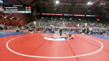 2A-132 lbs Champ. Round 1 - Trey Schneider, Upton vs Hayden Suttee, Saratoga