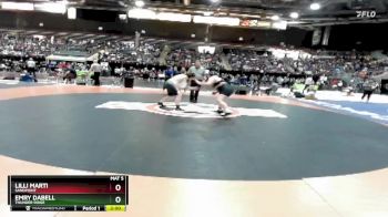 235 lbs Champ. Round 2 - Lilli Marti, Sandpoint vs Emry Dabell, Thunder Ridge