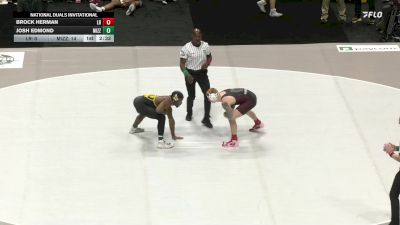 149 lbs Quarters & 1st Wb (16 Team) - Josh Edmond, Missouri vs Brock Herman, Little Rock