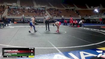 D4-120 lbs Champ. Round 1 - Charlie Austin, Valley Union vs Jiovanni Chavez, Santa Cruz Valley Union Hs