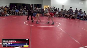 114 lbs 2nd Place Match (16 Team) - Lincoln Robideau, Minnesota Blue vs River Hibler, New Jersey