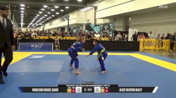 Kinsleigh Grace Adair vs Alice Olivero Daley 2026 IBJJF Jiu-Jitsu CON International
