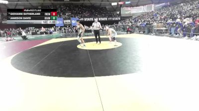 Boys 1B/2B 165 Quarterfinal - Jameson Davis, Selkirk vs Giovanni Sutherland, Freeman