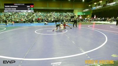 101 lbs Consi Of 16 #1 - Yaziel Navarro, El Paso Wildcats vs Hayden Nozie, Valiant Prep