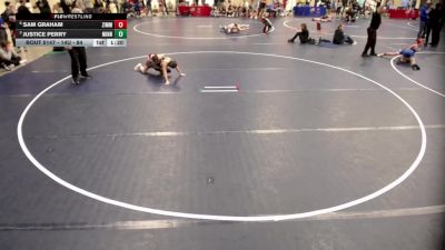 14U - 84 lbs Cons. Round 1 - Justice Perry, Minnesota vs Sam Graham, Zimmerman