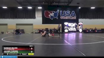 82 lbs Cons. Round 2 - Gunnar Helwig, RT Elite Wrestling vs Hayden Cushion, The Royal Wrestling Club