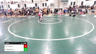 132 lbs Consi Of 8 #2 - Nolan Vincenti, Silver Lake vs Jack Mahoney, Duxbury