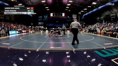 285 lbs Finals (2 Team) - Aaron Ruiz-Angel, Mount Airy High School vs Jesse Bowles, Uwharrie Charter Academy