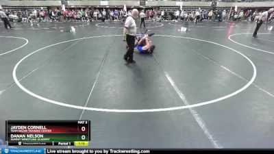 128 lbs Quarterfinal - Danan Nelson, Summit Wrestling Academy vs Jayden Cornell, Team Nazar Training Center