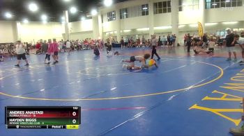 132 lbs Round 2 (16 Team) - Andres Anastasi, Florida Pitbulls vs Hayden Biggs, Intense Wrestling Club