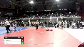 77 lbs Quarterfinal - Samual Baird, Elbert County Wranglers vs Lindyn King, Casper WC