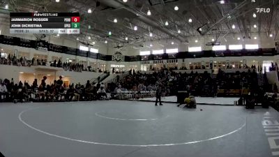 150 lbs 2nd Wrestleback (16 Team) - John DiCristina, St Pius X School vs Jarmarion Rosser, Perry