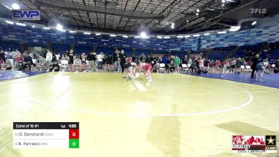 106 lbs Consi Of 16 #1 - Owen Dorshorst, Askren Wrestling Academy vs Keegan Ferracci, MWC Wrestling Academy, NE