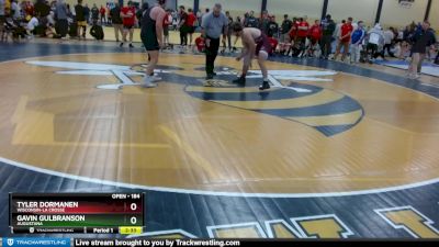 184 lbs Round 1 - Gavin Gulbranson, Augustana vs Tyler Dormanen, Wisconsin-La Crosse