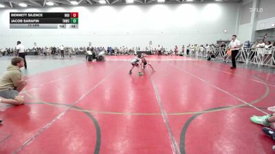 75 lbs Rr Rnd 2 - Bennett Silence, Indiana Outlaws Red - EL vs Jacob Sarafin, TNWC - EL